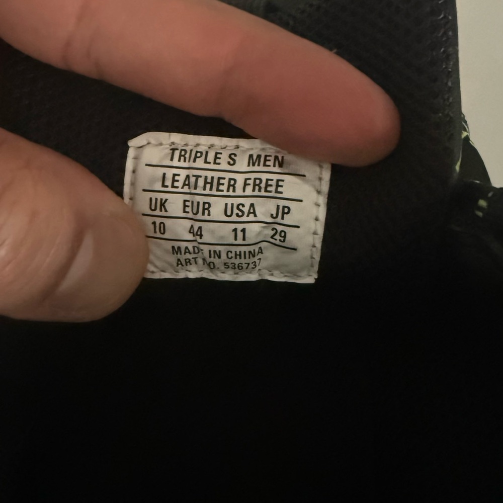 Balenciaga Triple S Black with Neon Accents - Picture 3 of 3